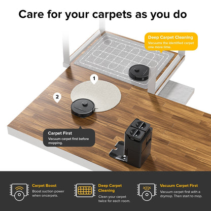 Roborock Qrevo S Robot Vacuum with Multifunctional Dock