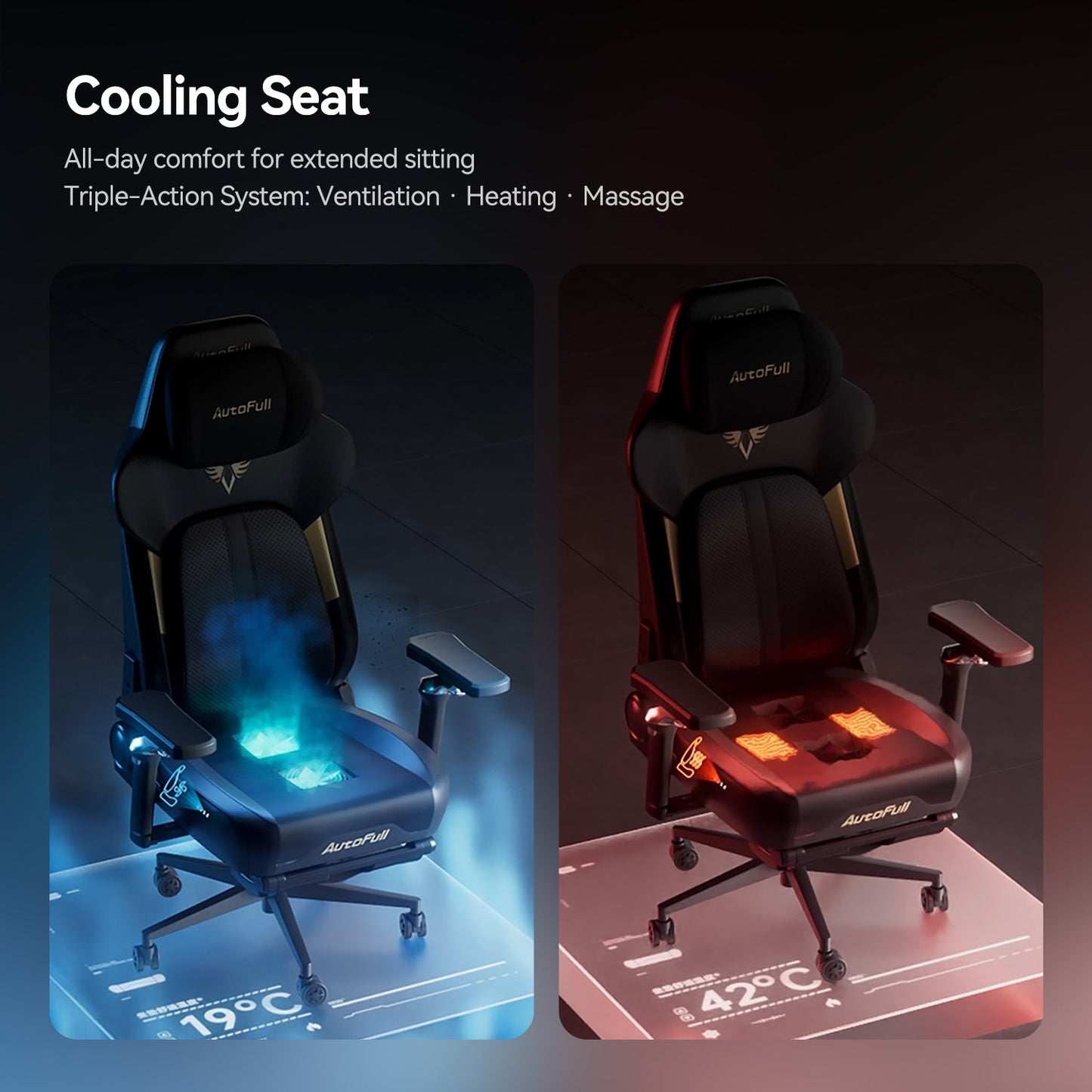 🔥AutoFull M6 Ultra 2.0 Ergonomic Gaming Chair [New & Upgraded]