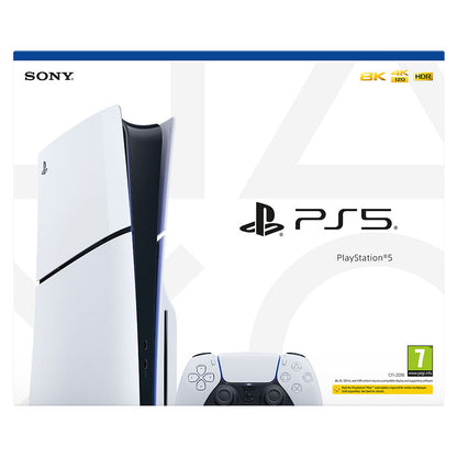 Sony PlayStation 5 Disc Drive Gaming Console – White & Black | 1TB Disc Edition